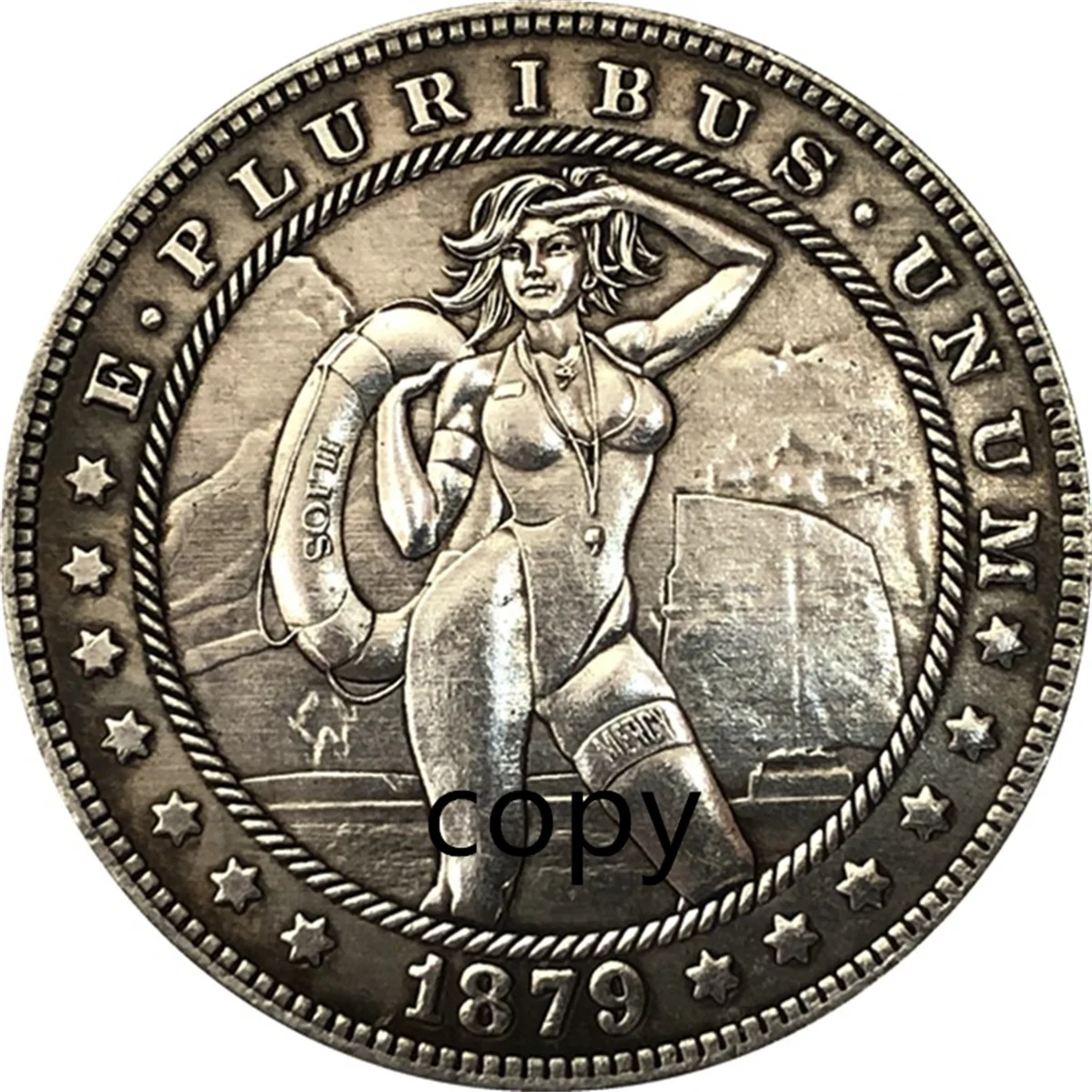 

Sexy girl HOBO COIN Rangers COIN US Coin Gift Challenge REPLICA Commemorative Coin - REPLICA Coin Medal Coins Collection