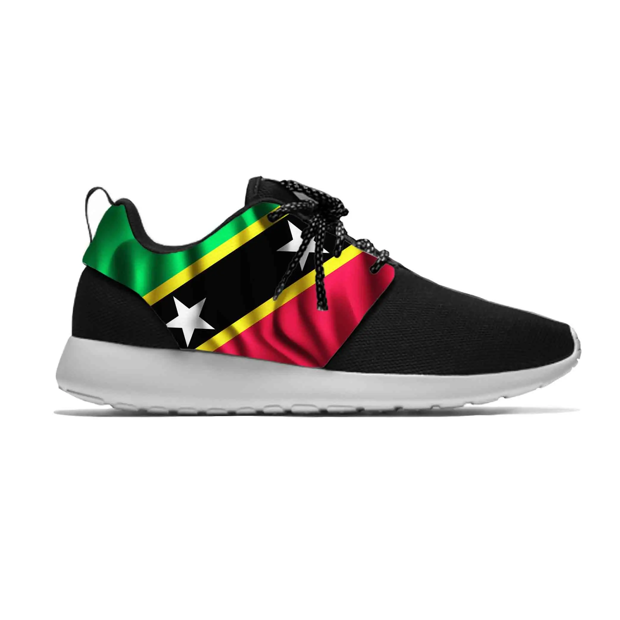 

Saint Kitts and Nevis Flag Patriotic Cool Fashion Sport Running Shoes Casual Breathable Lightweight 3D Print Men Women Sneakers