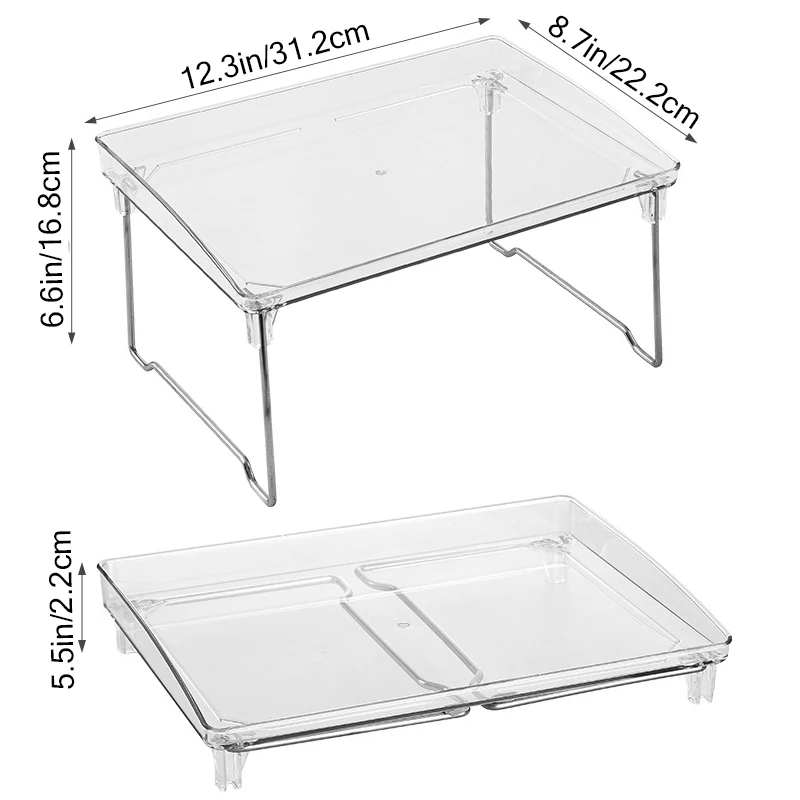 stackable kitchen desktop storage rack bathroom storage rack cabinet layered storage rack office folding finishing rack free global shipping