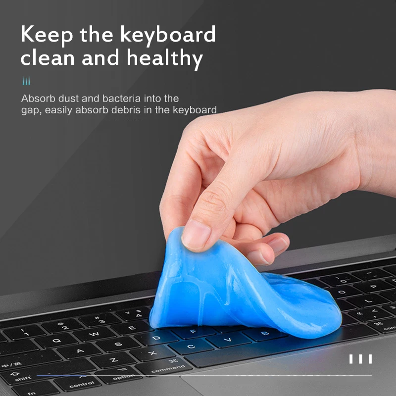 

Household Office Cleaning Artifact Cleaning Gel Reusable Laptop/keyboard/calculator/remote Control/mouse/car/vent Cleaning Mud