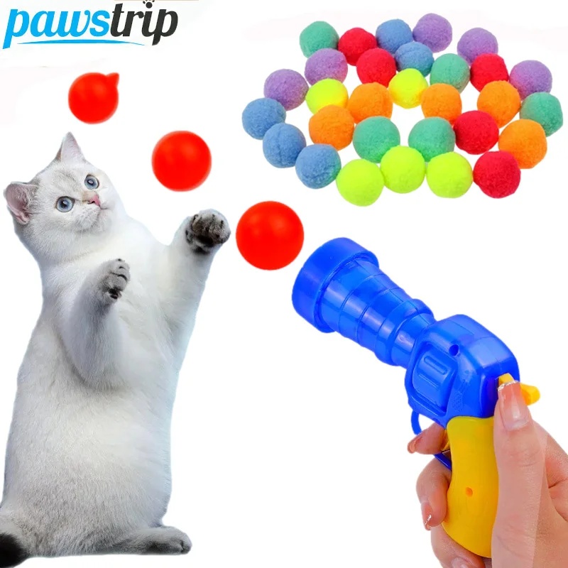 

Funny Cat Toys with 3 Balls Creative Teaser Training Toy for Cats Self-Hi Cat Ball Toy Kitten Playing Toys Pet Supplies