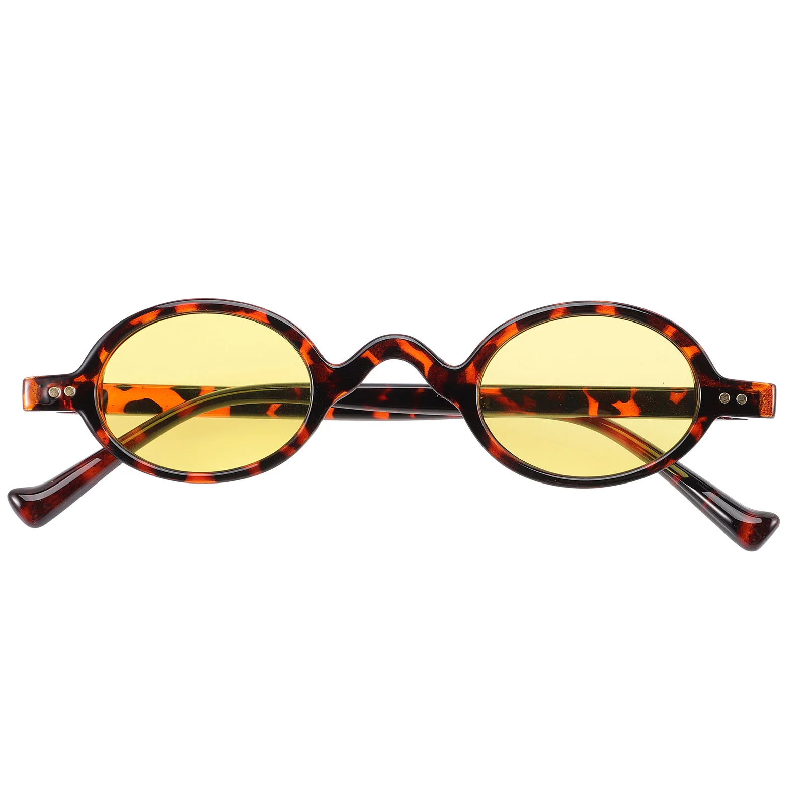 

Vintage Sunglasses Oval Outdoor Decor Retro Eyeglasses Unisex Womens Trendy Fashion Catwalk Small Circle