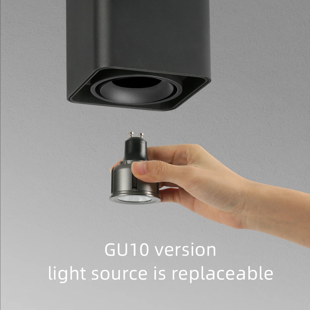 Aisilan черные или белые потолочные светильники GU10