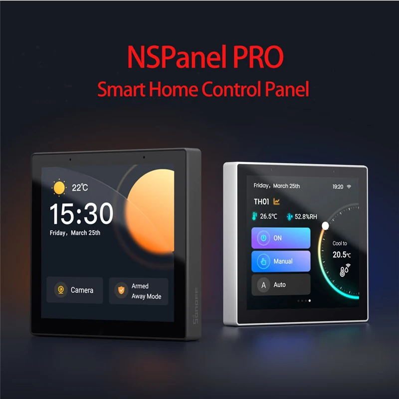 

NSPanel Pro Zigbee 3.0 Smart Home Control Panel for Alexa Google Home Thermostst Power Consumption DIY Switch Module