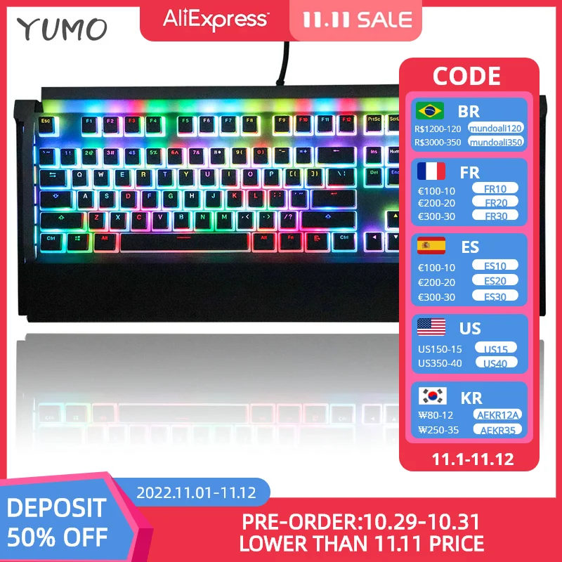 

Backlit Mechanical Keyboard Translucent Keycap Thick PBT OEM Profile 108Key Double-Skin Gaming Keyboard Keycap For MX Switches