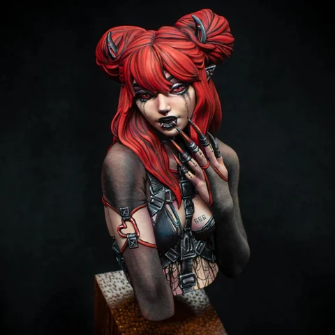 Фигурка ZKBOZK Ash Cyber Succubus 1/10