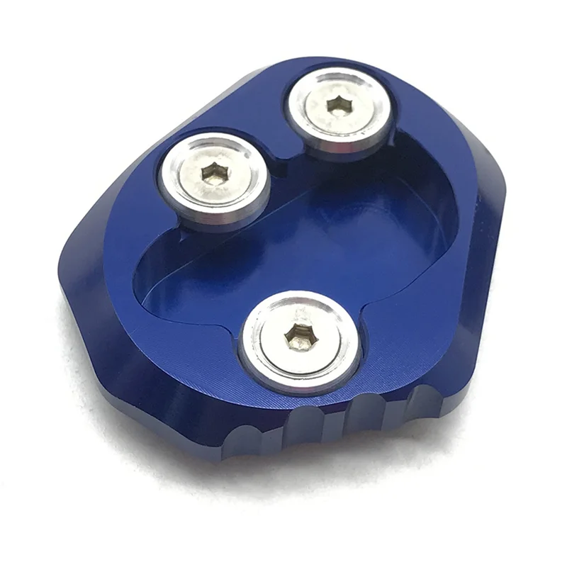 

Motorcycle Kickstand Foot Side Stand Extension Pad Support Plate for YAMAHA YZFR6 YZF-R6 2017-2019 Blue