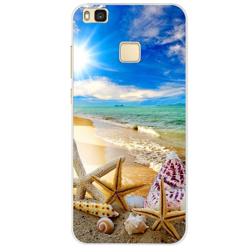 Чехол для Huawei P9 Lite 2016 силиконовый защитный мягкий ТПУ чехол P 9 задняя крышка