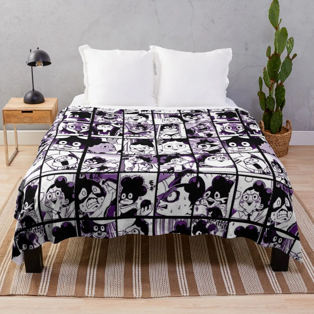 

White Throw Blanket Travel Light Squishmallows Travel Blanket Minoru Mineta Collage-Color Version Throw Blankets