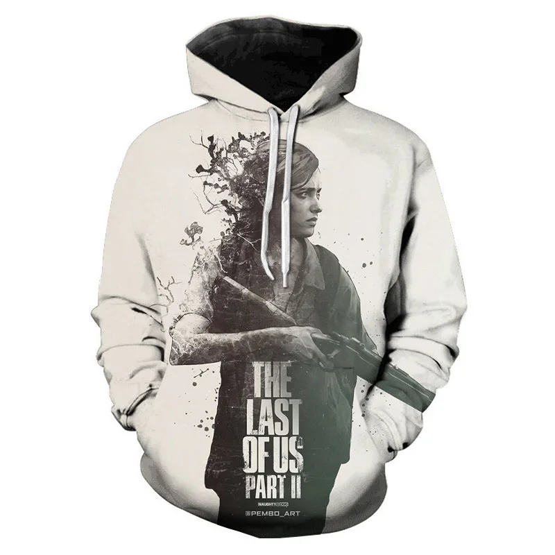 Толстовка с 3D принтом Game The Last Of Us для мужчин и женщин модный повседневный свитшот