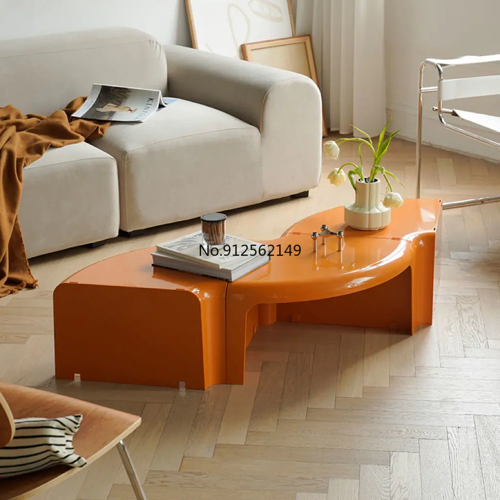 

Nordic Combined Acrylic Plastic Side Table Nordic Round Coffee Tables Creative Dining Tables Muebles Outdoor Furniture FGM