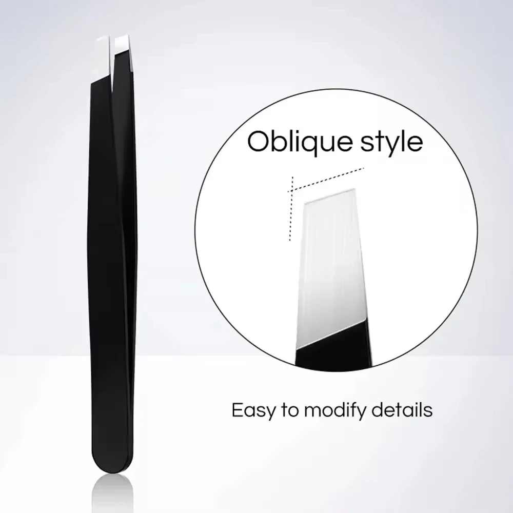 1 шт. пинцет для бровей из нержавеющей стали