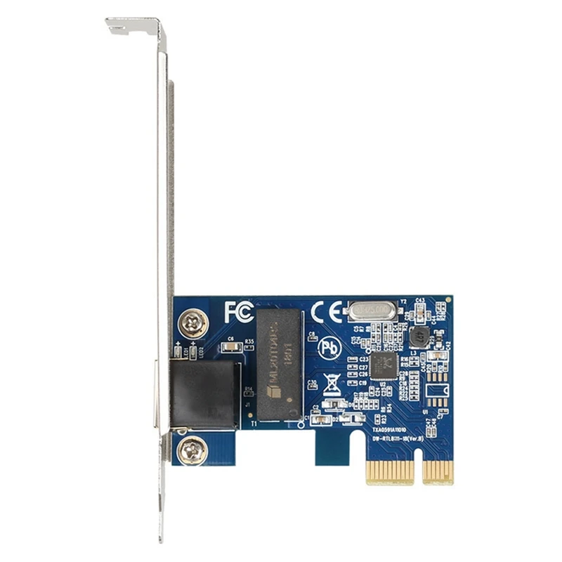 Гигабитная сетевая карта Pcie Rtl8111e и F-чип Сетевая 1000M Настольная домашняя Pci-E