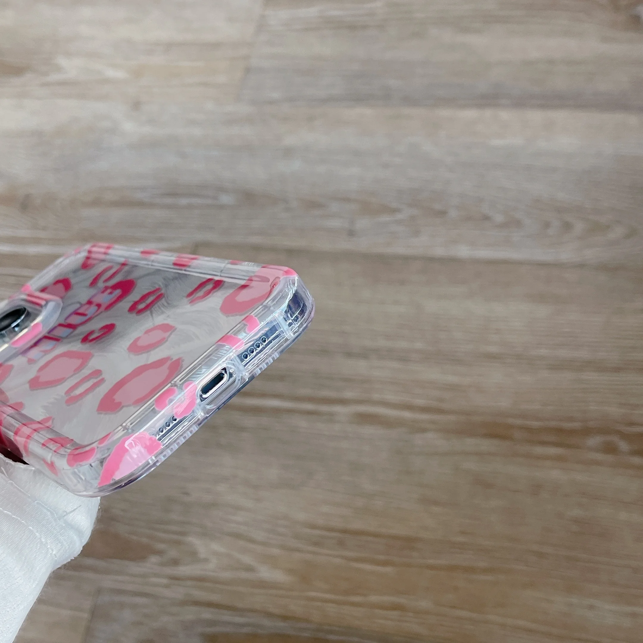 Модный розовый чехол для телефона с леопардовым принтом iPhone 15 15pro 15promax 14 14pro 14promax 13