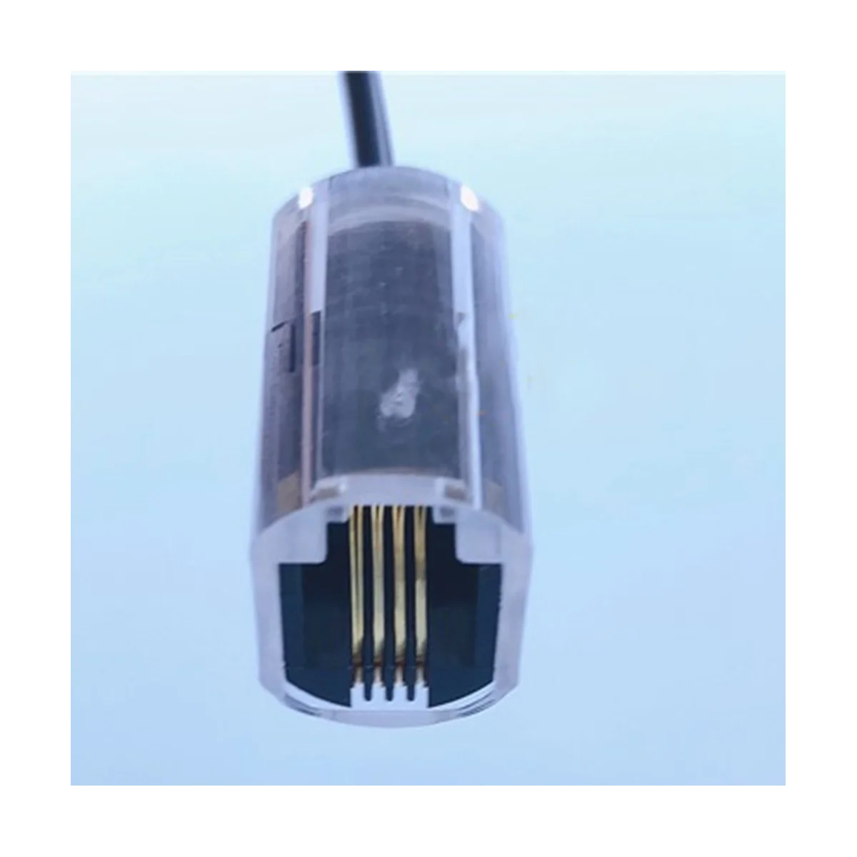 

4 шт. телефонный шнур разделитель RJ9 4P4C 360 градусов Расширенный вращающийся анти-угловой черный телефонный шнур стационарный кабель