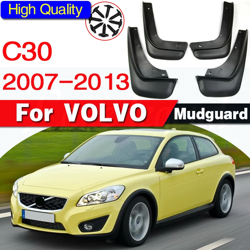 

Брызговики подходят для Volvo C30 2007 ~ 2013 2008 2009 2010 2011 2012, автомобильные аксессуары, брызговик, брызговик, запасные части для авто