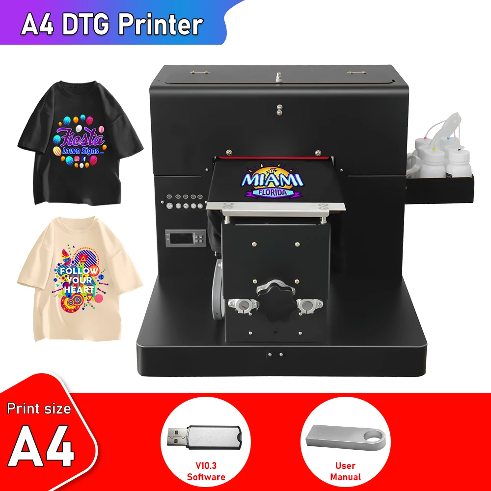 

A4 DTF Printer t shirt printing Machine A4 L805 DTF Transfer Printer A4 dtg Printer A4 T Shirt Printer for Fabrics Clothes DTF
