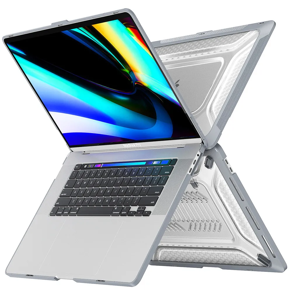 Чехол для MacBook Air 13 6 M2 2022 M1 Chip Pro 14 16 дюймов Тонкий прорезиненный бампер из ТПУ UB Touch