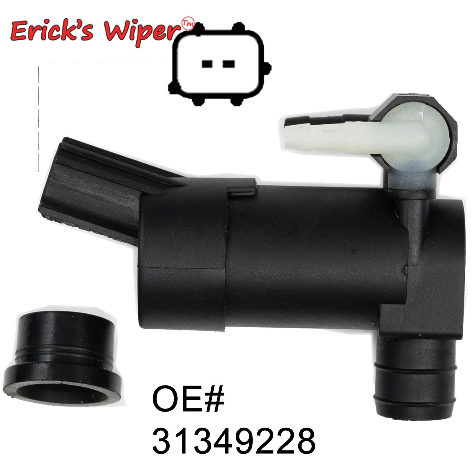 

Стеклоочиститель Erick, переднее и заднее лобовое стекло, насос омывателя ветрового стекла с втулкой для Ford Focus C-Max 2003-2010 OE # 3134922