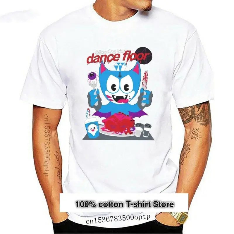 

Camiseta oficial con estampado "sangre en la pista de baile", ropa de hombre, camiseta de banda