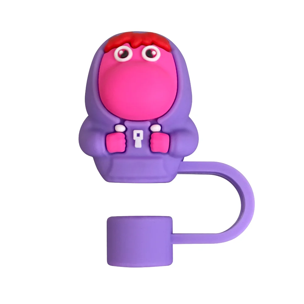 

MINISO Disney Inside Out Соломенная крышка для Кубка Стэнли 10 мм Силиконовые соломенные насадки Крышки Многоразовые пыленепроницаемые соломенные топперы Декор