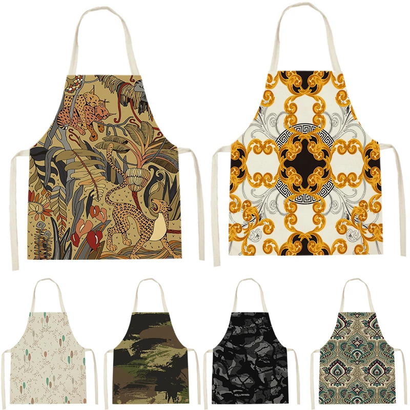 

WQL2465, Кухонные фартуки для женщин, льняные нагрудники, фартук для уборки дома, водонепроницаемые поварские фартуки для выпечки, для детей