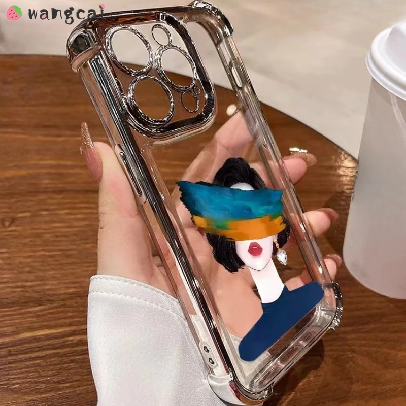 Для Infinix Note 40 Pro 30 Hot Play 30i 10 Lite 10S NFC 9 Smart 8 7 5 Чехол для телефона Мягкий акварельный