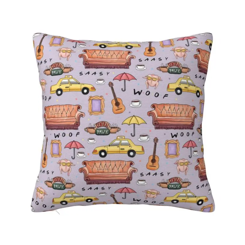 

Наволочка для подушки с коллажем Friends