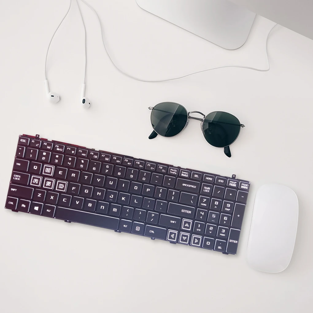 

Клавиатура для ноутбука с RGB подсветкой, аксессуар для ПК, настольные устройства, клавиатура для ноутбука, планшетов Для T50 США
