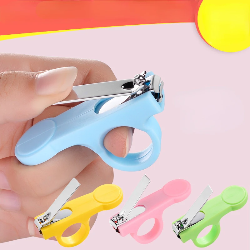 Baby Nail Cutters Shower Gifts Set 3 Color Kids Nail Clippers Safety Infant Finger Toe Trimmer Scissors Children Healthcare Tool