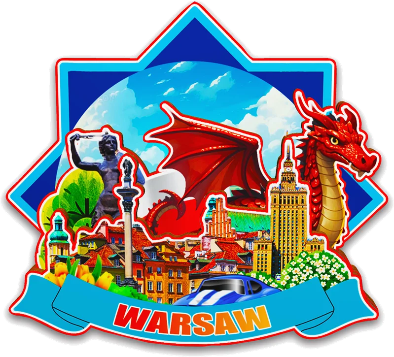 Декоративные магниты для Лодц Изган Wroclaw Краков Gdansk Варшава Торун Польша город достопримечательность сувениры 3D деревянные наклейки на холодильник (art.: 3920ccfa0b7bd) - 3920ccfa0b7bd