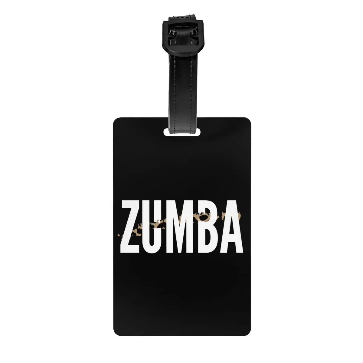 

Zumba Dancer Luggage Tag for Suitcases Cute Fitness Baggage Tags Privacy Cover ID Label