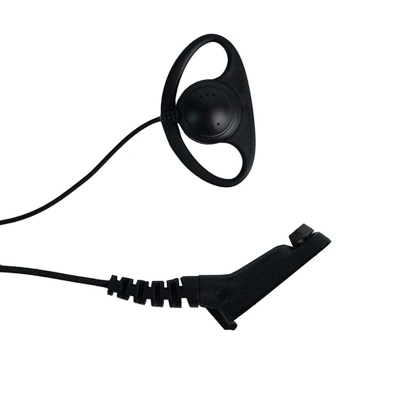 D Shape Surveillance Ear Piece Headset with Ptt Mic for Motorola 2 Way Radio Walkie Talkie XPR7550 XPR6350 XPR7350 7550e 7580e