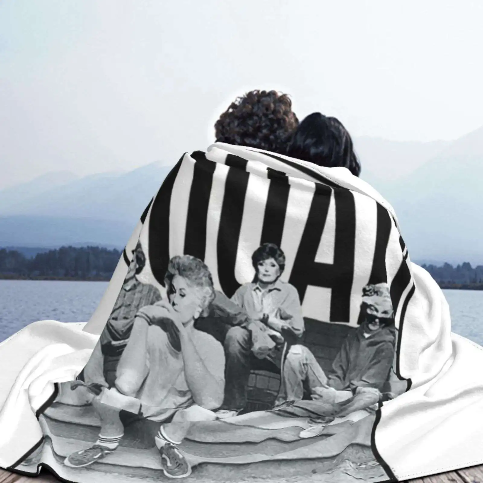 Золотое модное мягкое теплое фланелевое одеяло для девочек The Golden Girls White Bea Arthur TV