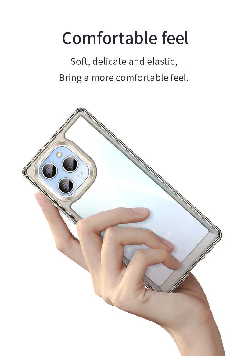 For Honor 60 SE Case Honor 60 SE Cover Coque Fundas Hard Translucent Soft Frame Shockproof Phone Clear Case Honor 60 SE