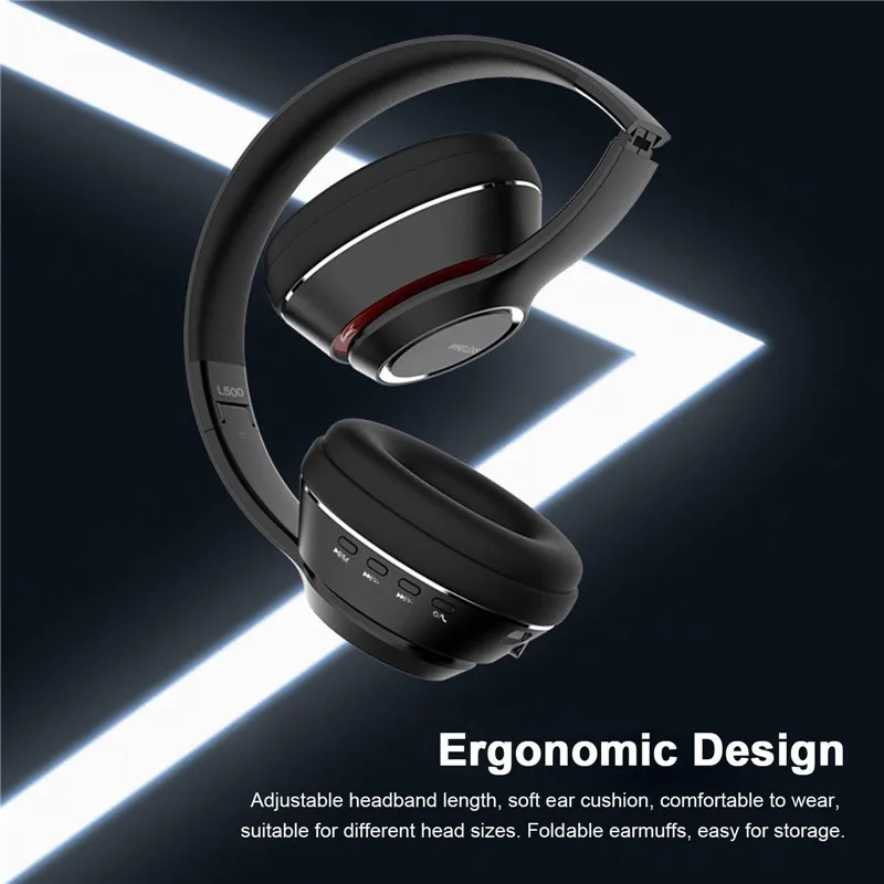 Bluetooth-наушники складные с микрофоном и поддержкой FM TF-карт |