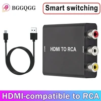 hdmi to rca anbear hdmi to cvbs 3 rca 1080p video audio converter supports palntsc suitable for xbox tv stick pc laptop dvd