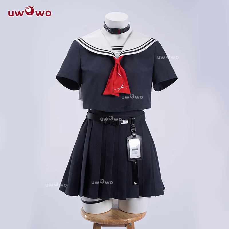 Фото В НАЛИЧИИ: Костюм для косплея Чисы из игры Wuthering Waves, размеры S-3XL, костюм на Хэллоуин. №5