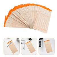 100 sheets practical durable creative time cards attendance recorder