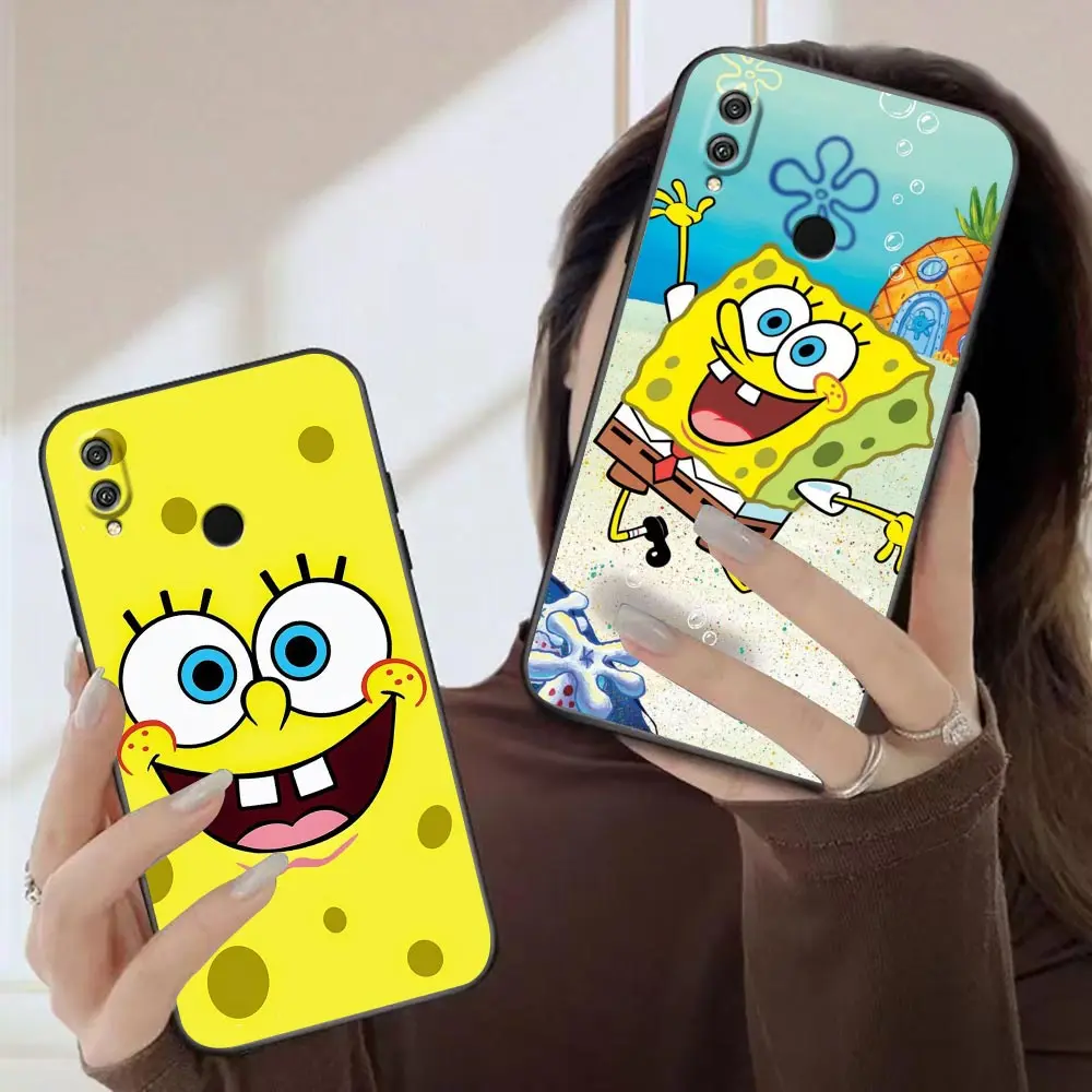 

Happy S-SpongeBob S-SquarePants Phone Case For Honor X40 X30 X20 X10 X9 X9A X8 X7 V40 V30 V20 V10 Magic 3 4 5 Case Shell Funda