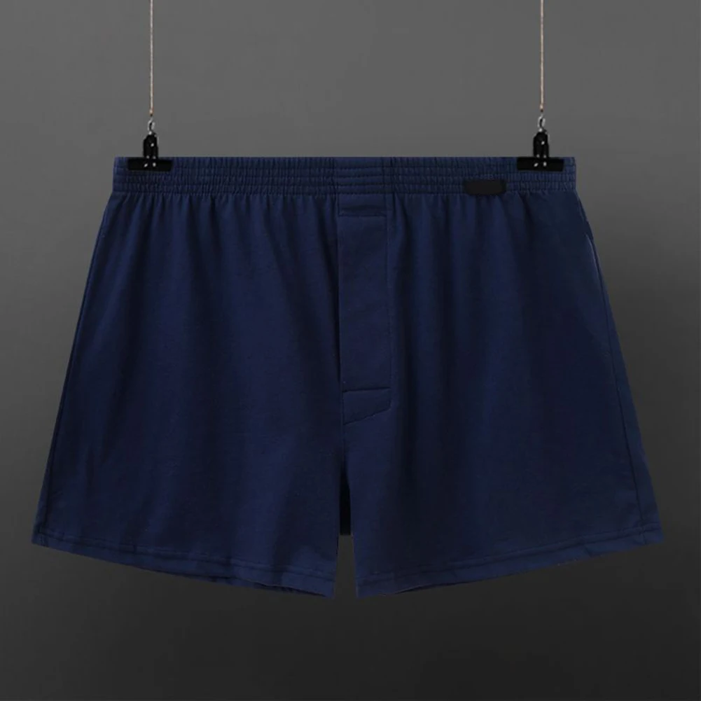 Мужские пикантные свободные боксеры удобное мягкое нижнее белье домашние шорты