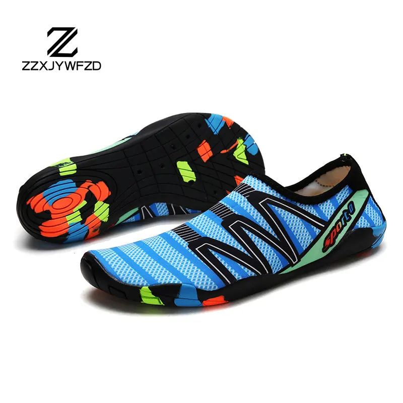 

2023Yoga Sports Water Sneakers Unisex Swimming Aqua Seaside Barefoot Slippers Surf Upstream Light Quick-Drying Beach Water Shoes