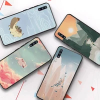 anime avatar the last airbender phone case for redmi 8 9 9a for samsung j5 j6 note9 for huawei nova3e mate20lite cover