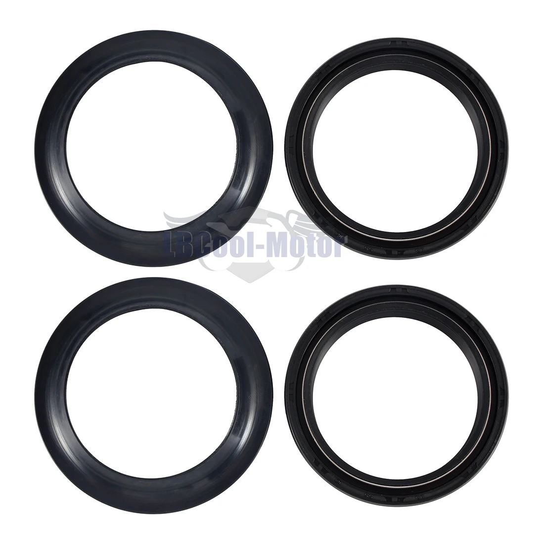 

Front Fork Oil Dust Seal Wiper Seals Kit Set For Kawasaki ZZR1400 2006-2007 ZX-10R 2004-2005 ZX-10R 2006-2007