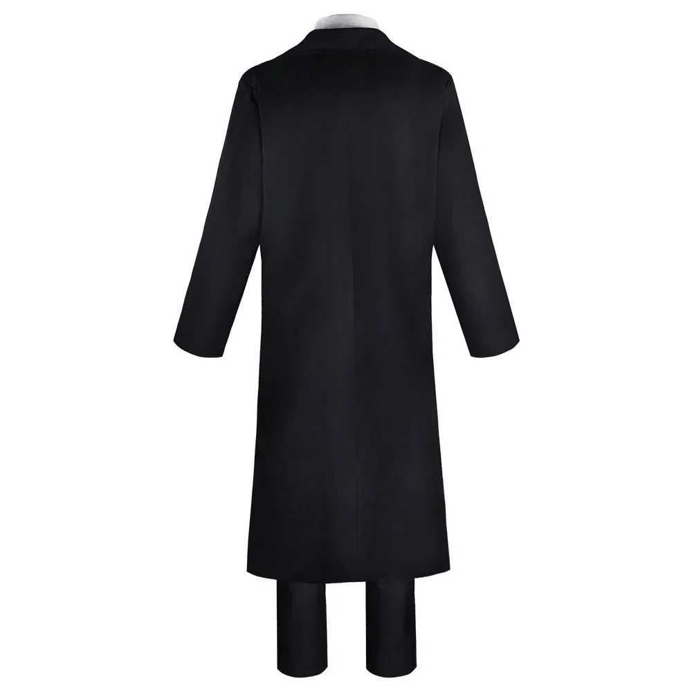 Аниме Бензопила Человек Макима Косплей Костюм Черный Тренч Рубашка Галстук