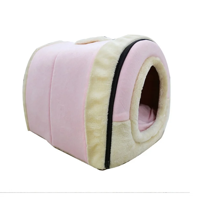 Factory Direct Sales Kennel Removable and Washable Pet Bed Portable Cat Nest Dog Cage Dog Bed Autumn and Winter Handbag Pet Supp