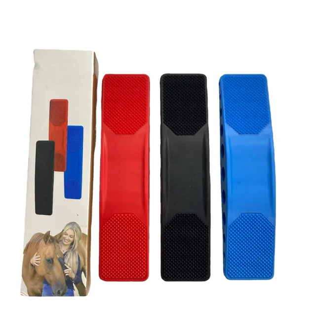 6 In 1 Dog Horse Grooming Brush Shedding Massage Scrub Sweat Cleaning Scrubber Cattle Detangling Hair Comb Pet Flea Tick Removal 1