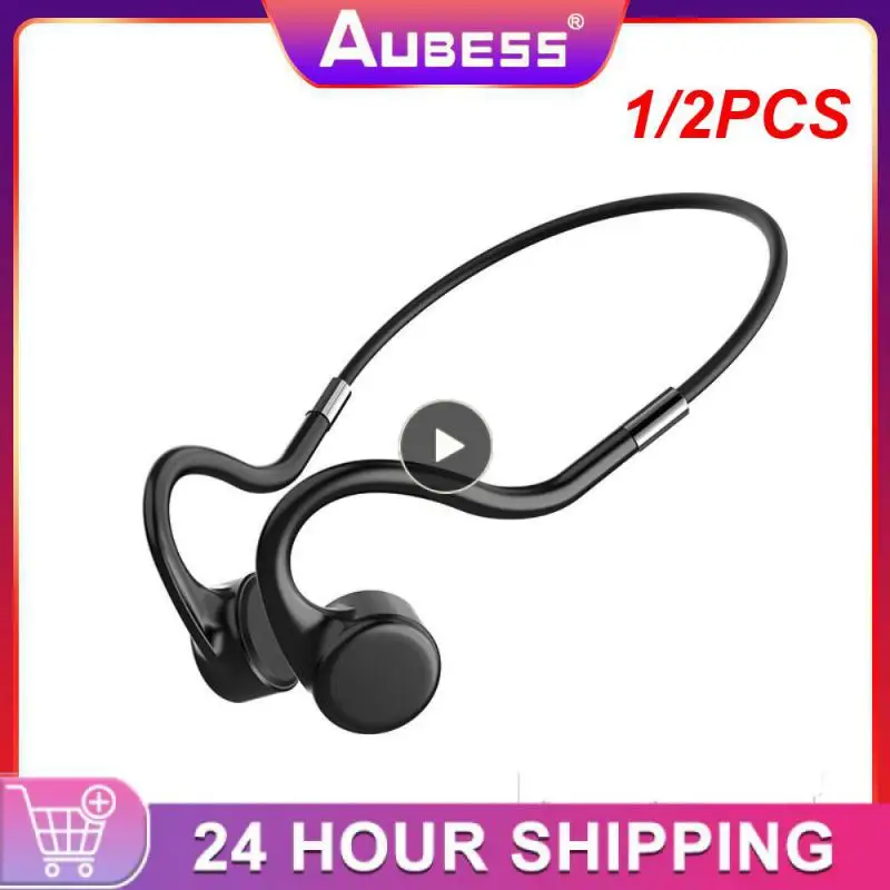 

1/2PCS New Headphone Sport Running Swimming Waterproof bluetooth-compatible Headset X5 Wireless Earphone With Mic For