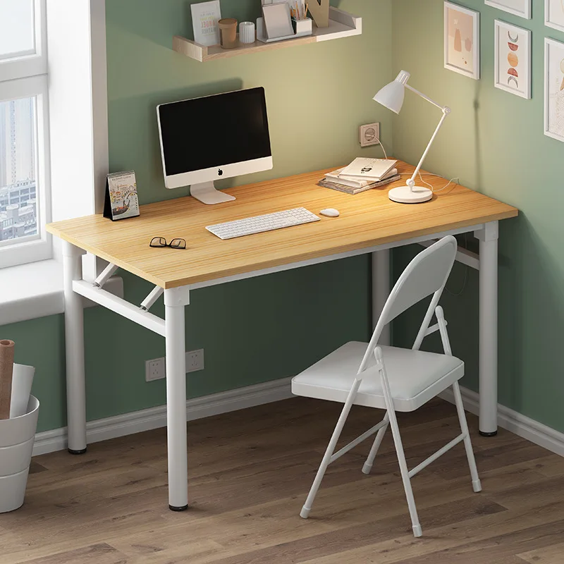 

Стол компьютерный складной для дома и спальни, простой письменный стол для студентов, аренда, простая установка стола, 2022