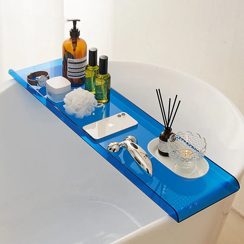

Designer Bathtub Trays Nordic Transparent Acrylic Bathtub Trays Multifunctional Cestello Per Doccia Bathroom Furniture WW50BT